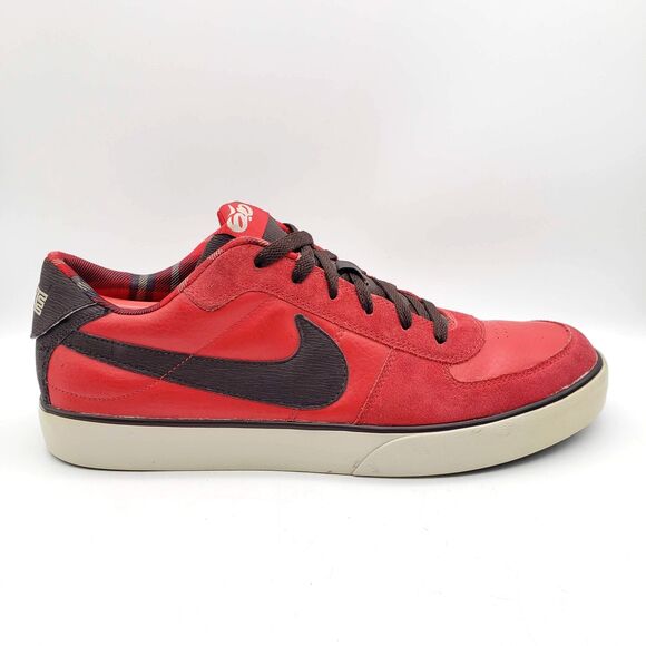 NIKE Mavrk 6.0 Low Men's 12 Skateboarding Shoes 313067-602 Red Brown 2010 - Picture 1 of 10